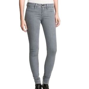 Vince Jeans Slim Straight Jeans Gray Wash 30